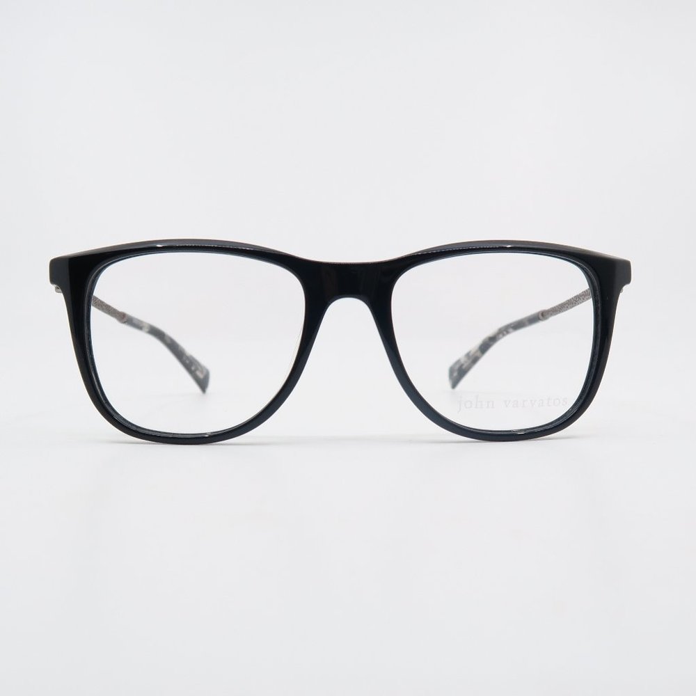 John Varvatos V418 52mm Black and Copper New Men's Eyeglasses.